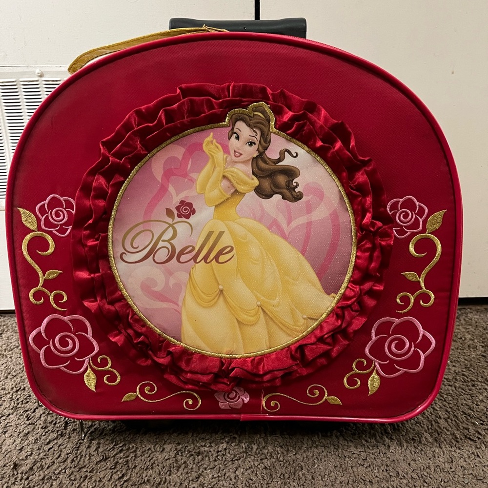 Disney Store Princess Belle Rolling Luggage